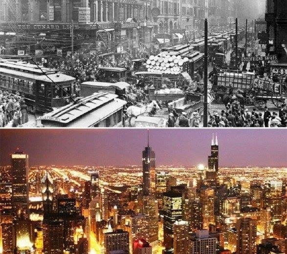 Dikur dhe sot, shndërrimi i mahnitshëm i 11 qyteteve