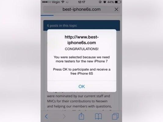 E keni parë këtë pop up në telefonin tuaj? Ky është rreziku që ju kanoset