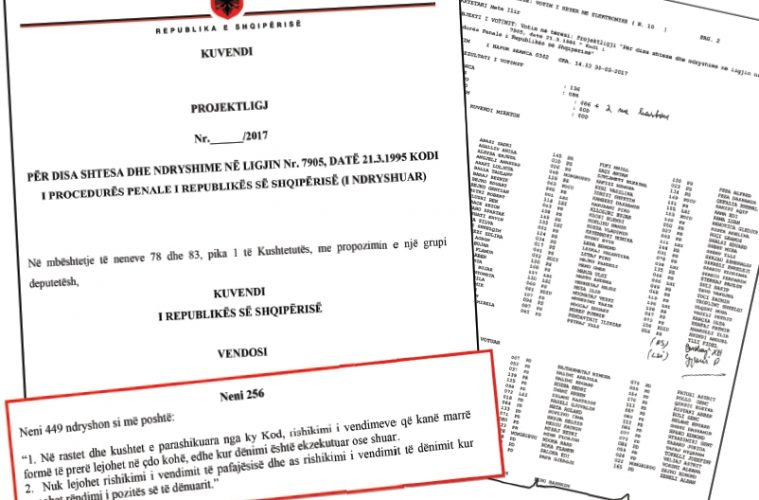 Votohet në fshehtësi ligji i amnistisë për politikanët e korruptuar
