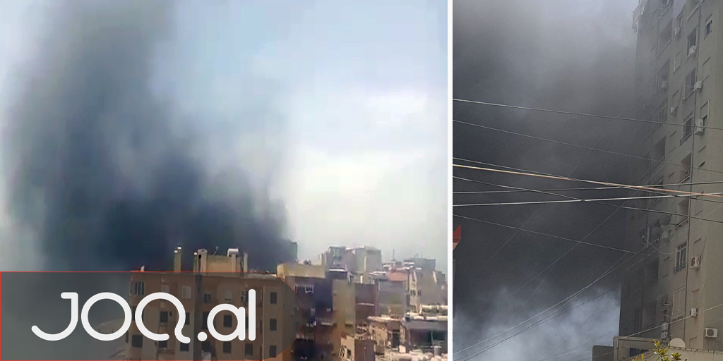 Zjarr i madh në Durrës, përfshihet nga flakët kati i dytë i një pallati