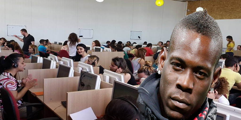“Si bëra kontratë me Balotelli-n”, rrëfehet djali nga Elbasani që punon në call center