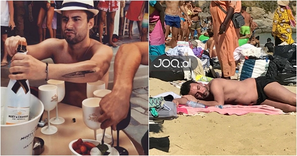 Pas fotove me shampanjë dhe luks, Renato Mekolli përfundon te tregu me shumicë në Greqi