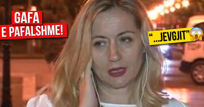 Kjo është zv.kryeministrja jonë e re, njihuni me gafën e saj në transmetim live