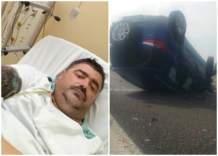 Rrokulliset me makinë deputeti Eduart Ndocaj, përfundon në spital pas aksidentit të tmerrshëm