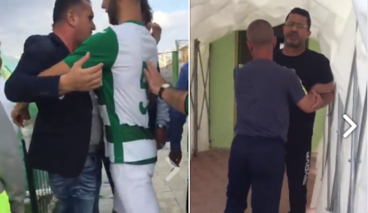 “O legen, o b*thq*r”, plas sherri në futbollin shqiptar, presidenti kapet me trajnerin