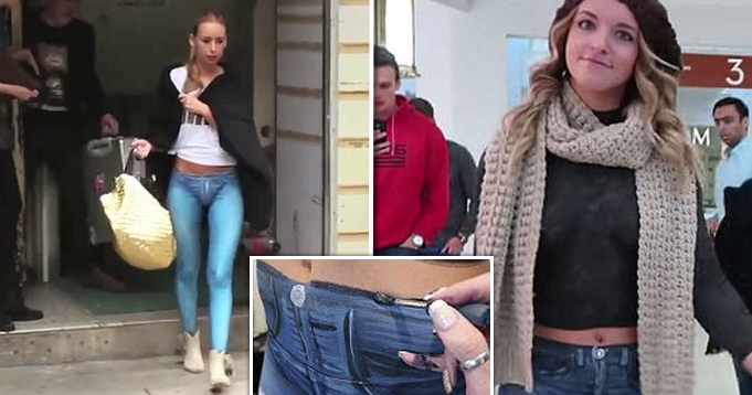 Futet lakuriq për të blerë rroba në qendrën tregtare, si ka mundësi që asnjë nuk e vë re?