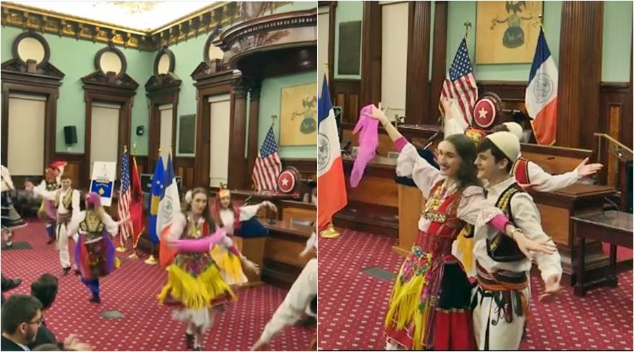 Valle popullore shqiptare në bashkinë e New York, të rinjtë dhurojnë emocione pa fund