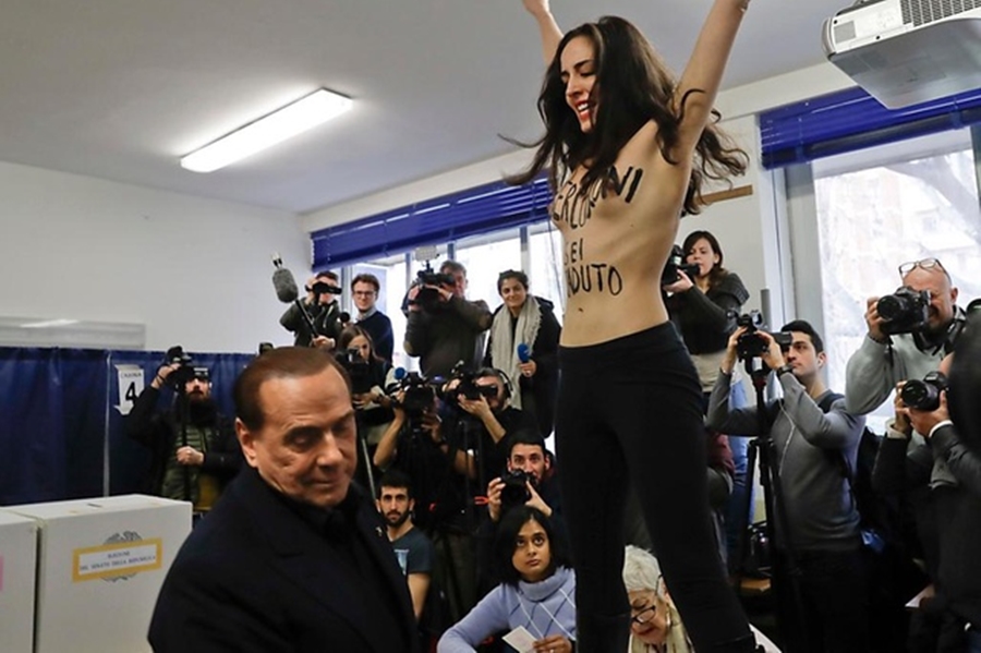 Hoqi reçipetat dhe i bërtiti Berlusconit në fytyrë, Silvio i kthen përgjigje vajzës