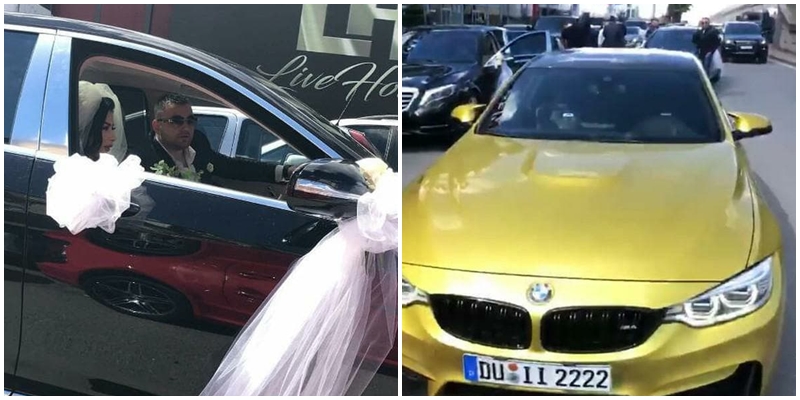 Martohet nipi i ish-deputetit Fufi, “shkund” Shqipërinë me batalionin e makinave luksoze