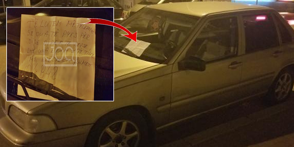 Shoferit nga Tirana i lënë shënimin e veçantë sipër makinës, nuk është “laje o Gzim”