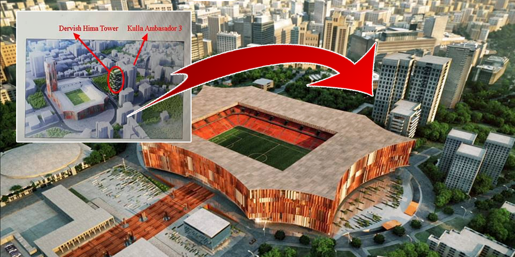Stadiumi i kullave, jo i tribunave/ Zbulohet plani për kulla të reja ngjitur me Arenën Kombëtare