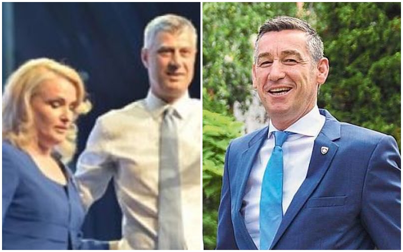 Gazeta serbe plas skandalin: Gruaja e Thaçit kapet në momente intime me Veselin