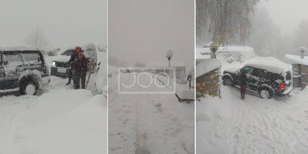 Bora izolon fshatin e Dardhës në Korçë, banorët: Kanë mbetur rreth 50 veta të bllokuar