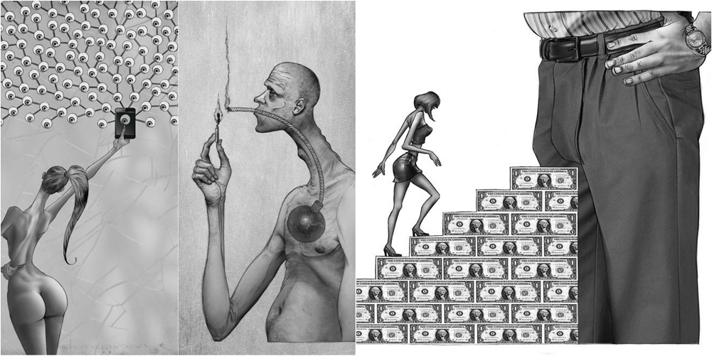Moment reflektimi, ilustrimet që tregojnë se shoqëria jonë po shkon për “dreq”