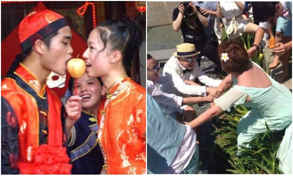 Nga hedhja e nuses në ujë tek goditja e saj me shigjeta, traditat e çuditshme të dasmave kineze