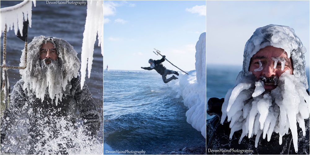 Këta janë sërfistët e “çmendur” që sfiduan liqenin dhe të ftohtin polar në SHBA