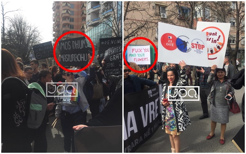 8 Marsi merr kuptimin që simbolizon/ Gratë shqiptare ngrihen në protestë! Pankartat epike marrin të gjithë vëmendjen