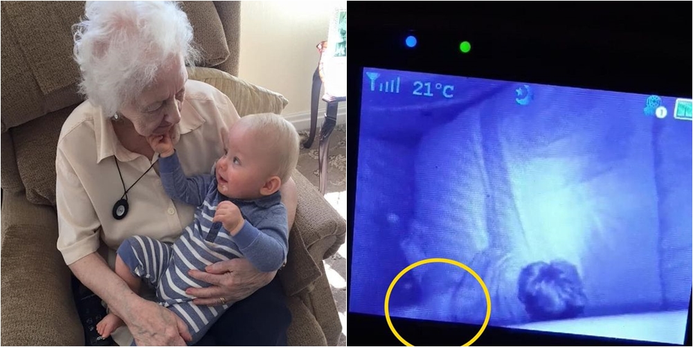 Monitoronte fëmijën me kamer, nëna sheh “fantazmën” e gjyshes duke e përkëdhelur në gjumë