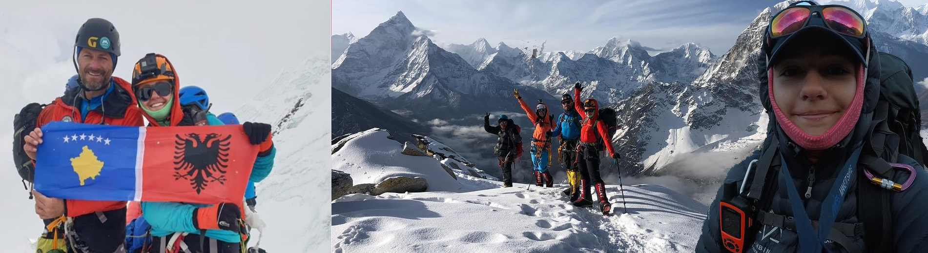 16-vjeçarja shqiptare dhe i ati ngjisin së bashku Everestin (8848 m)