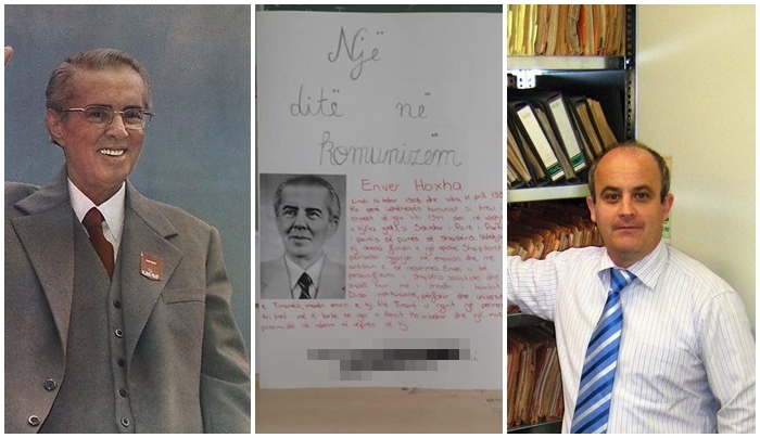 Studiuesi nxjerr foton/ Tregon se si nxënësit në Tepelenë shkruajnë për Enver Hoxhën: U shpall burri më i madh