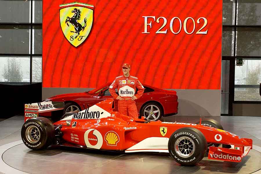 Del në shitje Ferrari i 2002-shit i Schumacher, kjo është vlera e çmendur me të cilën fillon ankandi