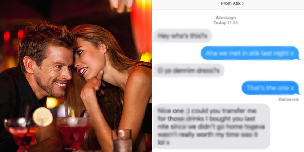 Nuk e bënë në takimin e parë, djali i shkruan vajzës: Më kthe paratë që pagova pijet