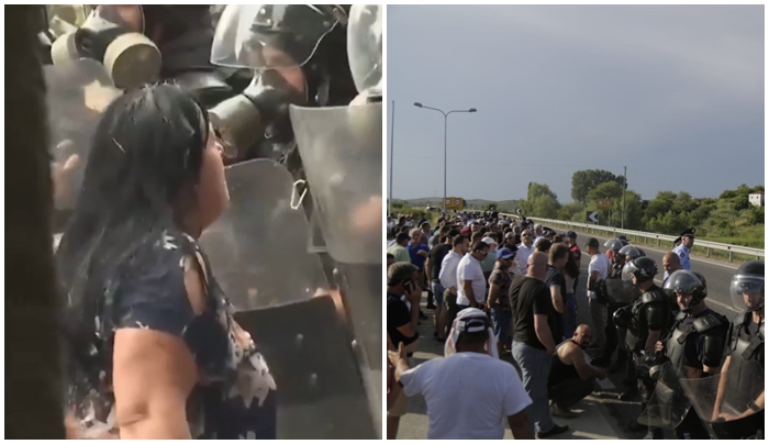 Nisin tensionet në Shkodër/ Policia hedh gaz lotsjellës mbi protestuesit