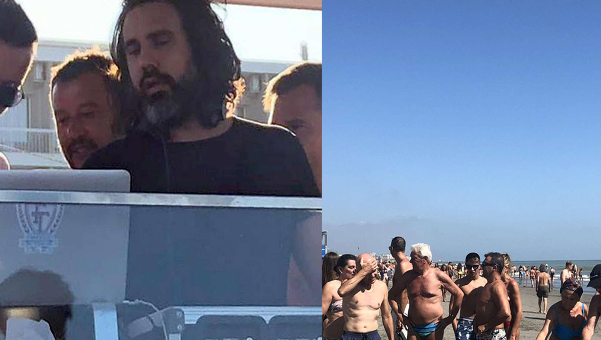 Ministri fotografohet në plazh, vendos kufjet dhe bën DJ