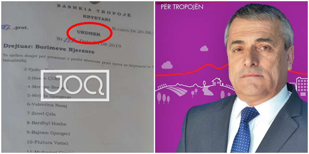 “Kjo është me ba sekuestrim”, kryebashkiaku i Tropojës firmos urdhrin e dyshimtë