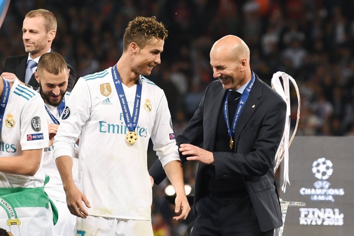 Ronaldo lëshon mesazhe dashurie për Zidane