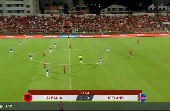 Pllakos heshtja në “Elbasan Arena”, Islanda barazon rezultatin