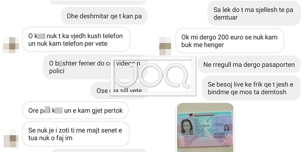 Qytetari i shkruan vajzës që i vodhi celularin, ajo i kërkon para: O k** e kam gjetur në tokë, më jep 200 euro