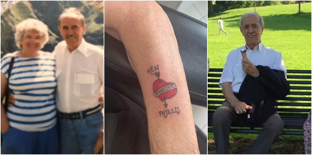 Bëri tatuazhin e parë në moshën 89-vjeçare, i moshuari ia dedikon bashkëshortes së ndjerë
