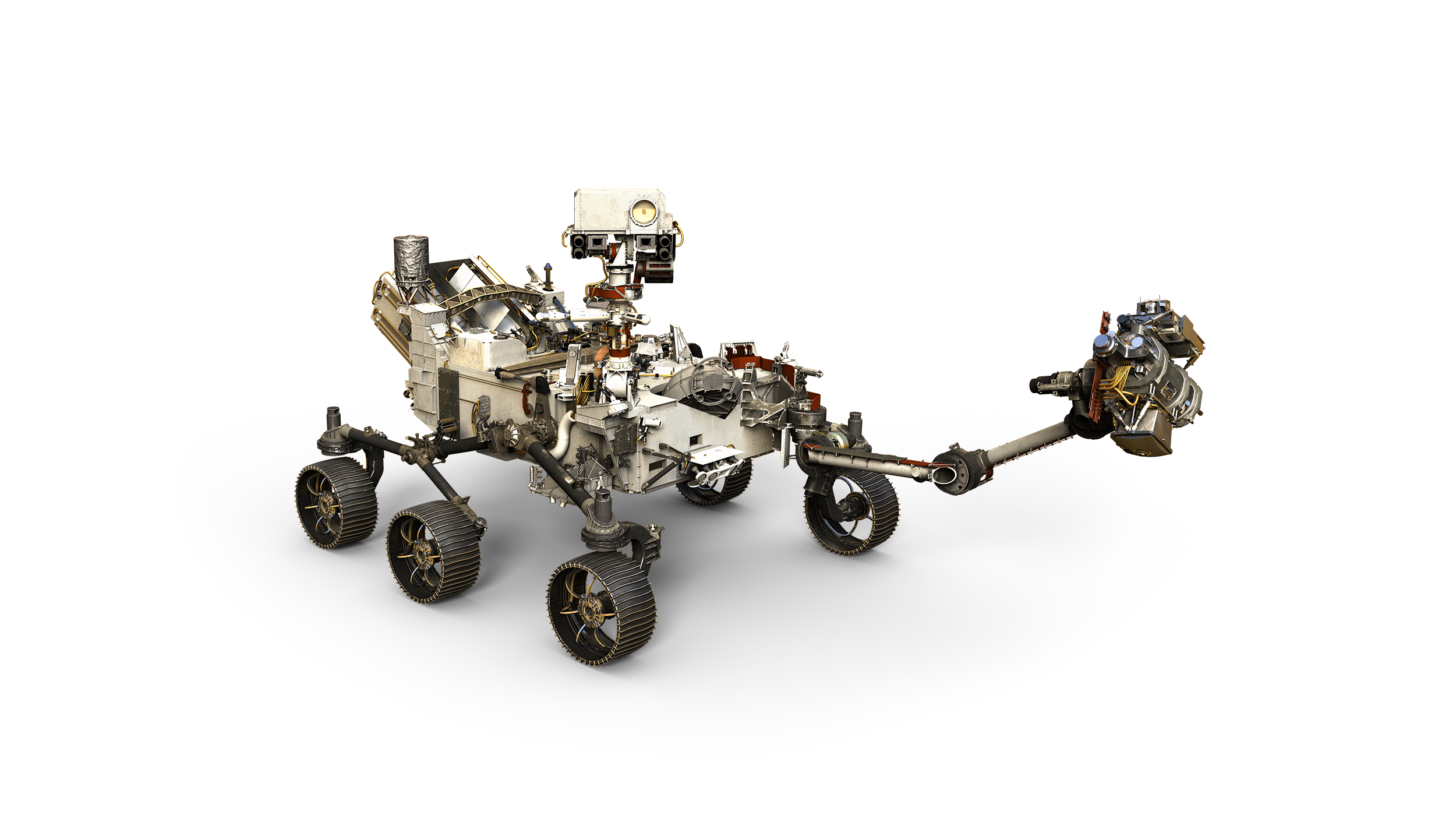 Roveri i NASA-s tani mbështetet në gjashtë rrotat e veta.