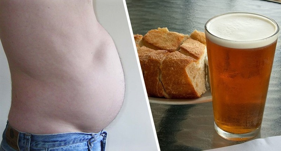 Njihuni me burrin që rri gjatë gjithë kohës i dehur, stomaku ia kthen karbohidratet në birrë