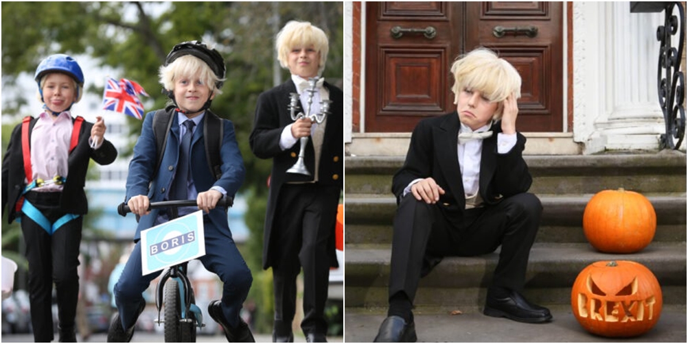 Sepse politika është e frikshme, fëmijët në Angli po vishen si Boris Johnson për Halloween