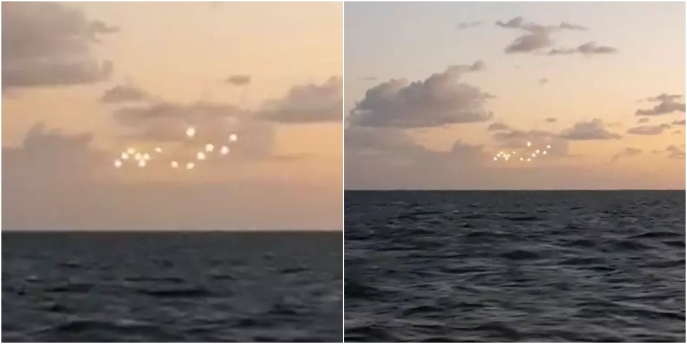 Në mes të oqeanit me traget, burri filmon dritat e çuditshme në qiell: Mund ta kuptoni se çfarë janë?