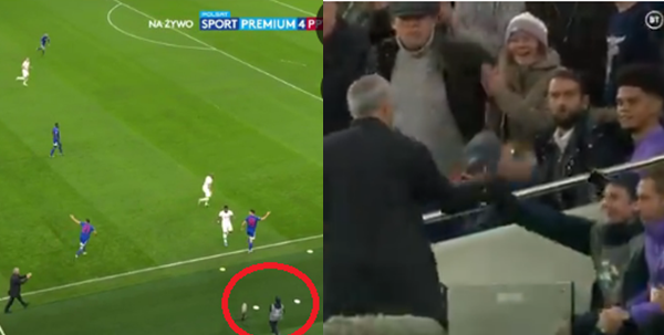 Djaloshi që mbledh topat ndihmon Tottenhamin të shënojë gol, ja si reagon Jose Mourinho