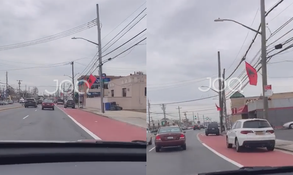 Flamurët kuq e zi “pushtojnë” rrugët e New York-ut, pak ditë para Ditës së Pavarësisë