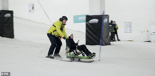 Burri realizon ëndrrën e rinisë, shkon të bëjë ski për herë të parë në moshën 92 vjeçare