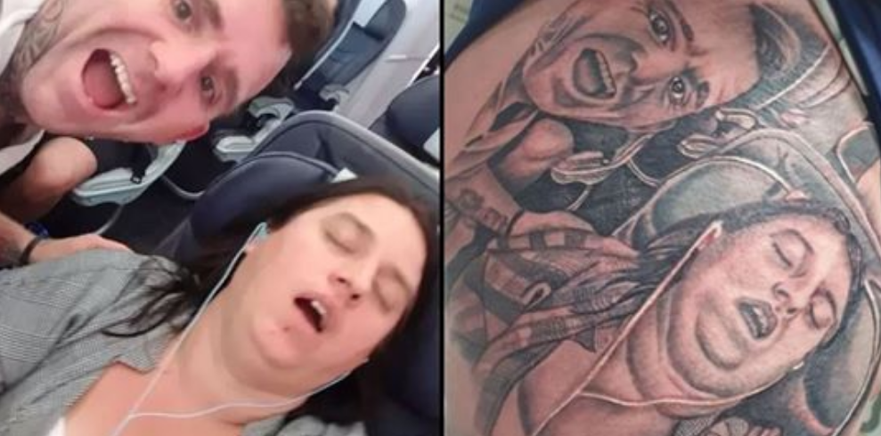 Ia preu keq flokët, burri hakmerret ndaj gruas duke bërë tatuazh në kofshë fytyrën e saj duke gërhitur