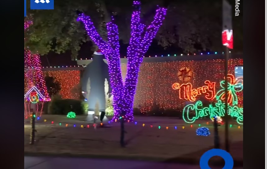 Familja çon festimet e Krishtlindjeve në një tjetër nivel, zbukurim me 75 mijë drita