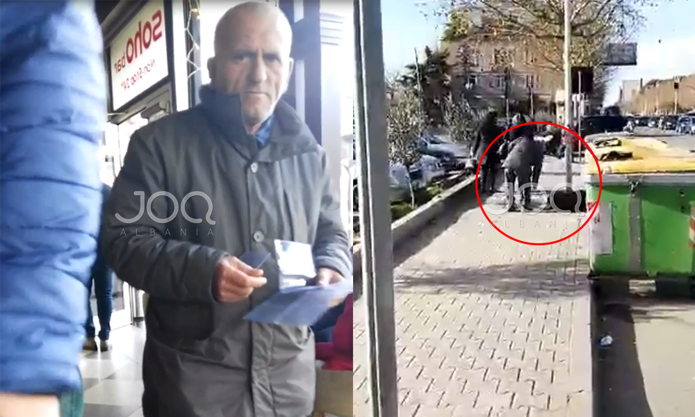 Sakrifikon duke shitur mbështjellëse kartash nëpër lokalet e Tiranës, i moshuari bën gjestin human ndaj lypësit