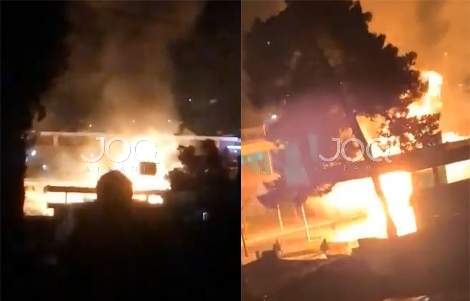 Shpërthim i fuqishëm në një pikë karburanti në Tiranë