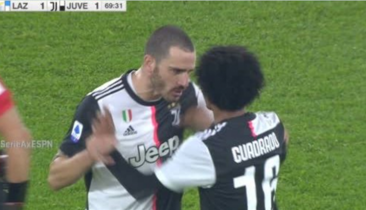 Plas te Juventusi, Bonuçi bën sherr me Kuadradon gjatë ndeshjes