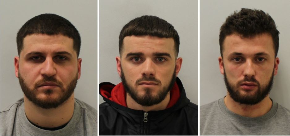 Grabitje dhe drogë/ Burgosen tre shqiptarë në Angli, anëtarë të Hellbanianz në Londër