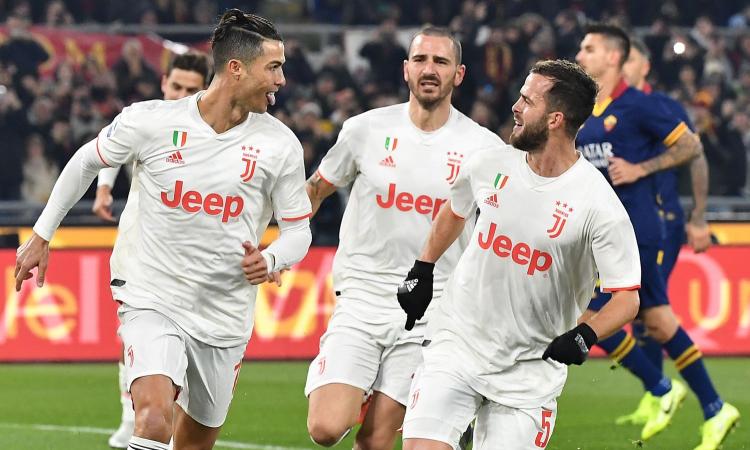 Juventusi thyen Romën dhe i rrëmben Interit vendin e parë në klasifikim