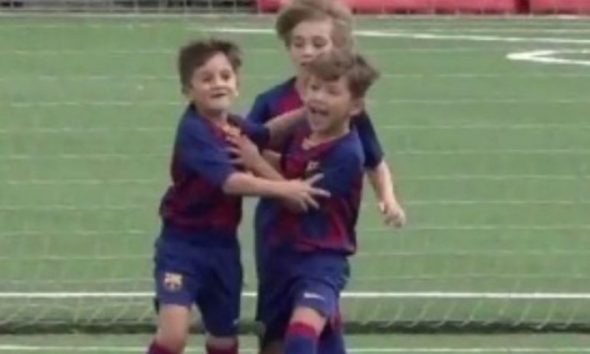 Edhe djali i Messit shkëlqen në futboll, shënon një gol fantastik