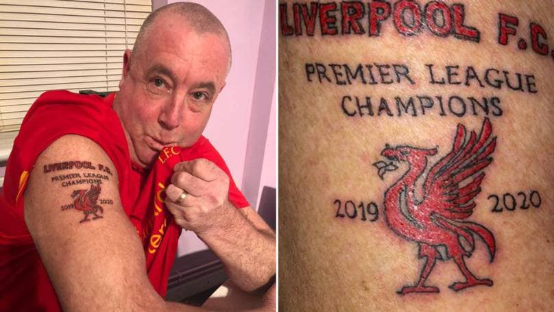 Tifozi i Liverpoolit nuk duron dot, bën para kohe tatuazh fitimin e titullit kampion