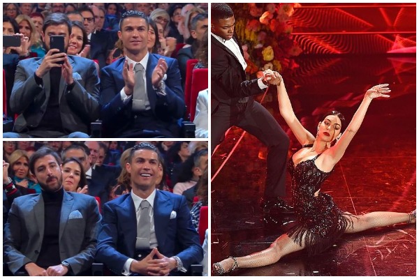 Georgina shkëlqen në tango, Ronaldo e admiron nga salla